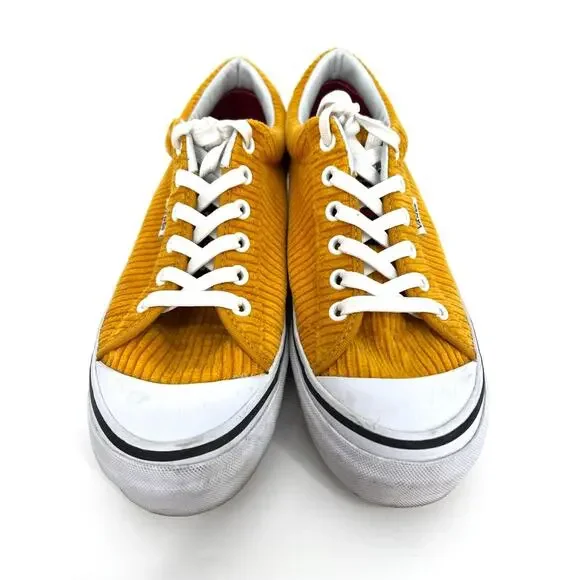 Vans Anaheim Factory Sneakers Gold Corduroy Size 8.5 display picture 1
